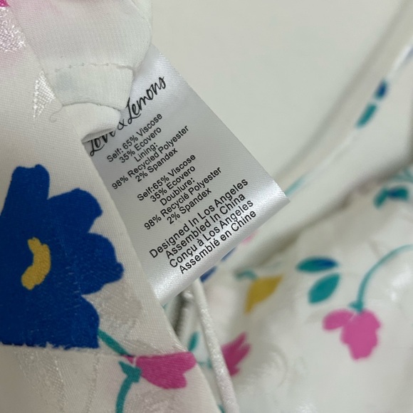 For Love And Lemons Farah Crop Top in White - Picture 4 of 5